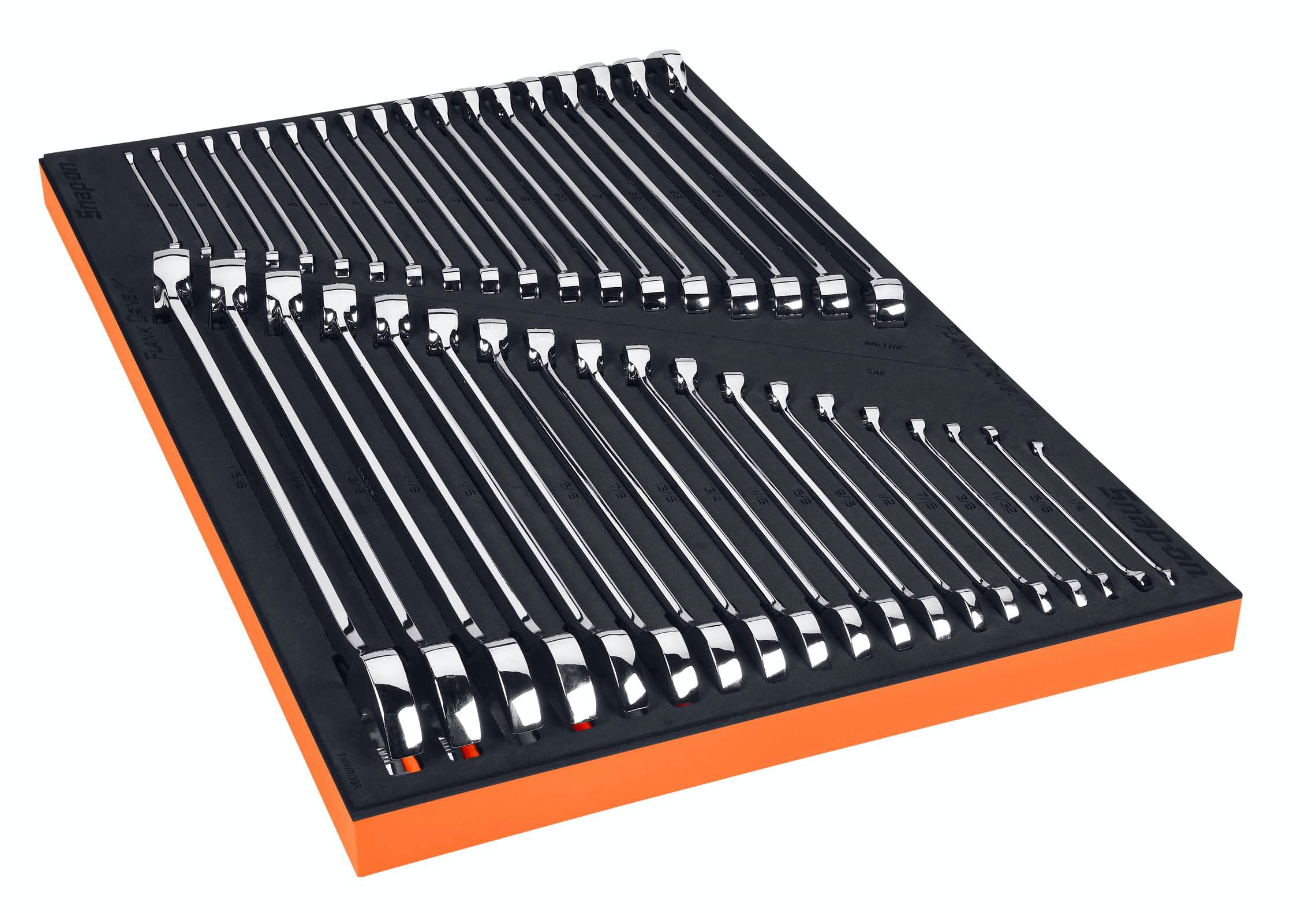 38 pc 12-Point Flank Drive® Plus Combination Wrench Master Foam Set (Orange) | SOEXFSET1BO 38 pc 12-Point Flank Drive® Plus Combination Wrench Master Foam Set (Orange) | SOEXFSET1BO